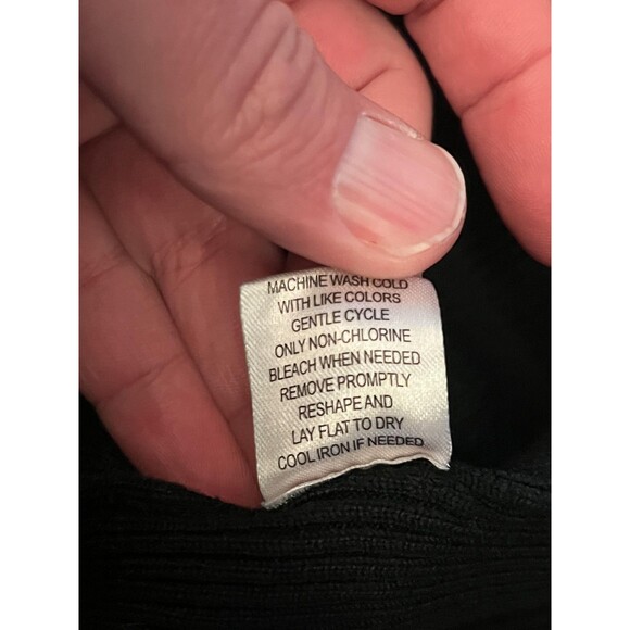 Almost Famous Sweater Dress Womens 3X Red Black Colorblock Button Front - Picture 13 of 13